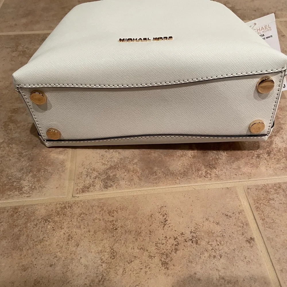 Michael Kors Portia East West Satchel Beige - NWT